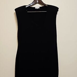 Good American Black Sleeveless Maxi Dress 5X